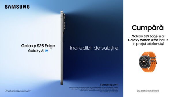 Samsung lansează Galaxy S25 Edge în România, stabilind un nou standard pentru smartphone-urile premium